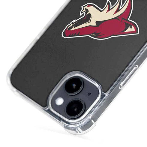 NHL Arizona Coyotes Distressed iPhone 15 Plus MagSafe Case