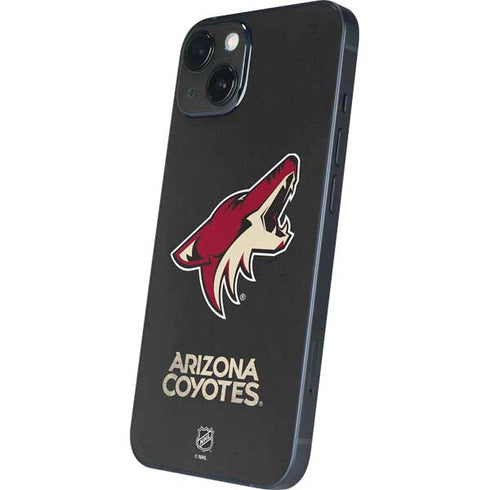 NHL Arizona Coyotes Distressed iPhone 15 Plus Skin