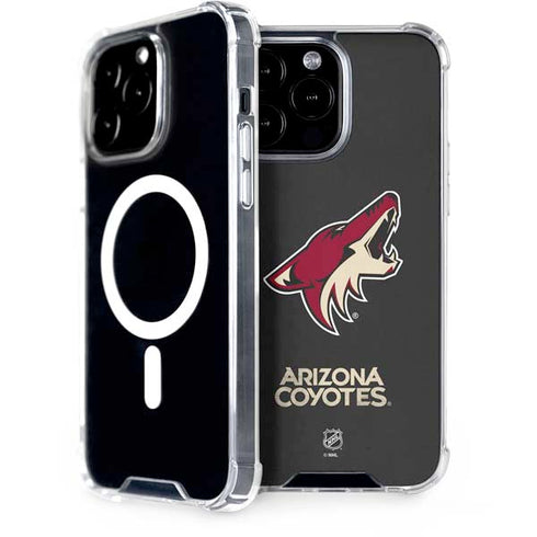 NHL Arizona Coyotes Distressed iPhone 15 Pro Max MagSafe Case