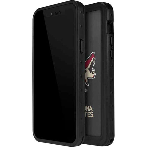 NHL Arizona Coyotes Distressed iPhone 14 Pro Max Waterproof Case