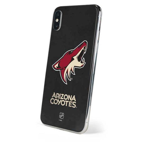 NHL Arizona Coyotes Distressed iPhone XS Skin