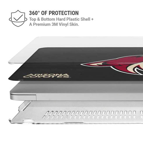 NHL Arizona Coyotes Distressed MacBook Air 13in M1 (2021) Case plus Skin