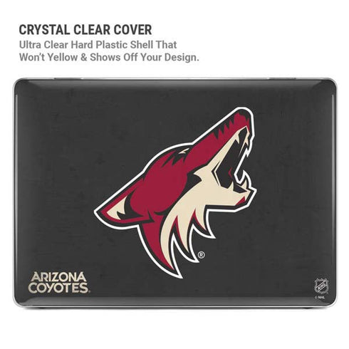 NHL Arizona Coyotes Distressed MacBook Pro 16in (2021-25) Case plus Skin