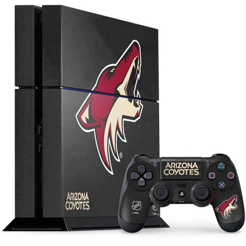 NHL Arizona Coyotes Distressed PS4 Console and Controller Bundle Skin
