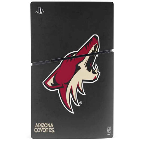 NHL Arizona Coyotes Distressed PS5 Slim Digital Edition Bundle Skin