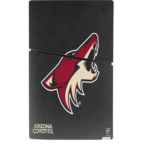 NHL Arizona Coyotes Distressed PS5 Slim Digital Edition Console Skin