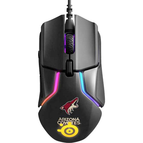 NHL Arizona Coyotes Distressed SteelSeries Rival 600 Gaming Mouse Skin