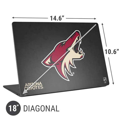NHL Arizona Coyotes Distressed Universal Laptop 18in (14.6 x 10.6in) Skin