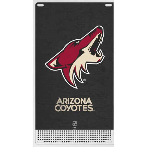NHL Arizona Coyotes Distressed Xbox Series S Console Skin