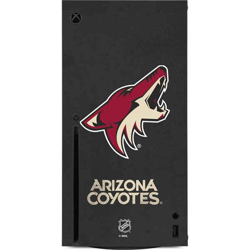 NHL Arizona Coyotes Distressed Xbox Series X Console Skin
