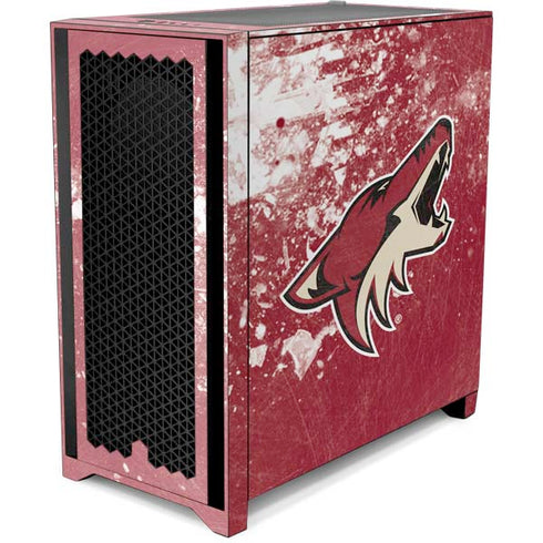 NHL Arizona Coyotes Frozen Corsair 4000D Tempered Glass Mid-Tower ATX Case Skin