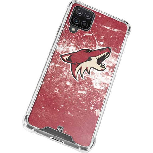 NHL Arizona Coyotes Frozen Galaxy A12 Clear Case