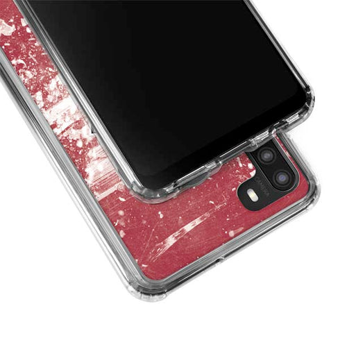 NHL Arizona Coyotes Frozen Galaxy A21 Clear Case