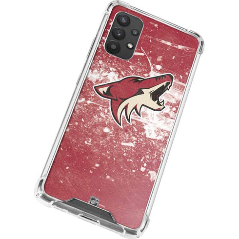 NHL Arizona Coyotes Frozen Galaxy A32 5G Clear Case