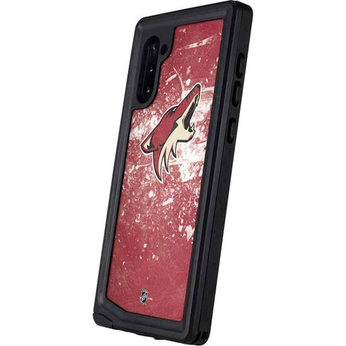 NHL Arizona Coyotes Frozen Galaxy Note 10 Waterproof Case