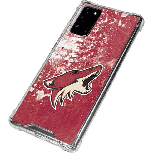 NHL Arizona Coyotes Frozen Galaxy Note20 5G Clear Case