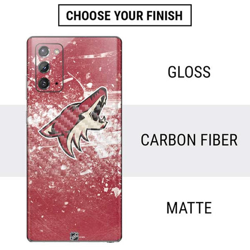 NHL Arizona Coyotes Frozen Galaxy Note20 5G Skin