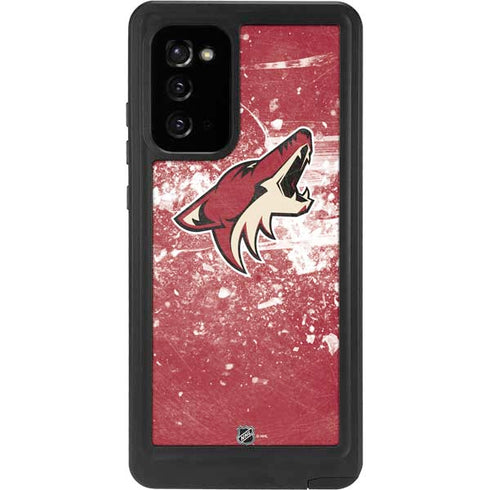 NHL Arizona Coyotes Frozen Galaxy Note20 5G Waterproof Case