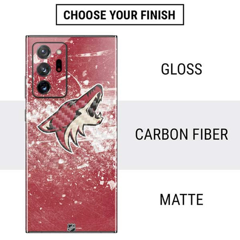 NHL Arizona Coyotes Frozen Galaxy Note20 Ultra 5G Skin