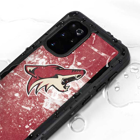 NHL Arizona Coyotes Frozen Galaxy S20 Plus Waterproof Case