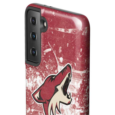 NHL Arizona Coyotes Frozen Galaxy S21 FE Pro Case