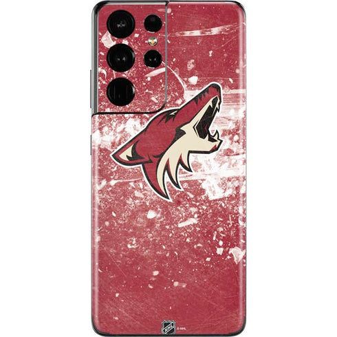 NHL Arizona Coyotes Frozen Galaxy S21 Ultra 5G Skin