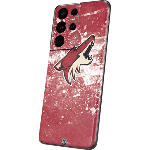 NHL Arizona Coyotes Frozen Galaxy S21 Ultra 5G Skin
