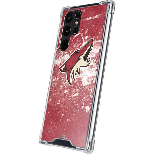 NHL Arizona Coyotes Frozen Galaxy S22 Ultra Clear Case