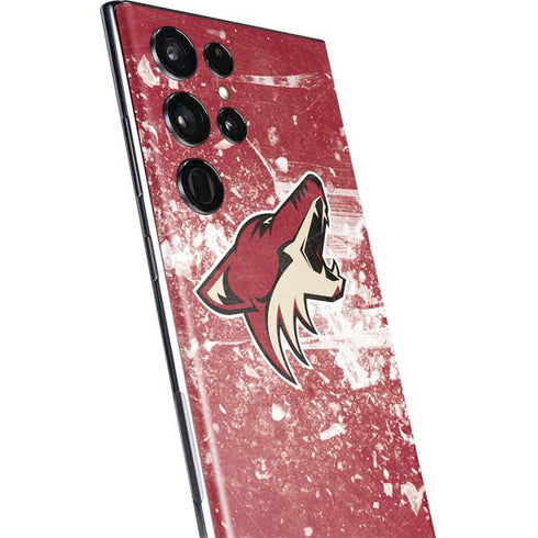 NHL Arizona Coyotes Frozen Galaxy S22 Ultra Skin