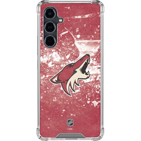 NHL Arizona Coyotes Frozen Galaxy S23 FE Clear Case