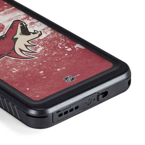 NHL Arizona Coyotes Frozen Galaxy S23 Plus Waterproof Case