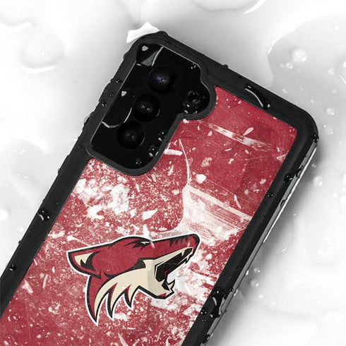 NHL Arizona Coyotes Frozen Galaxy S23 Waterproof Case