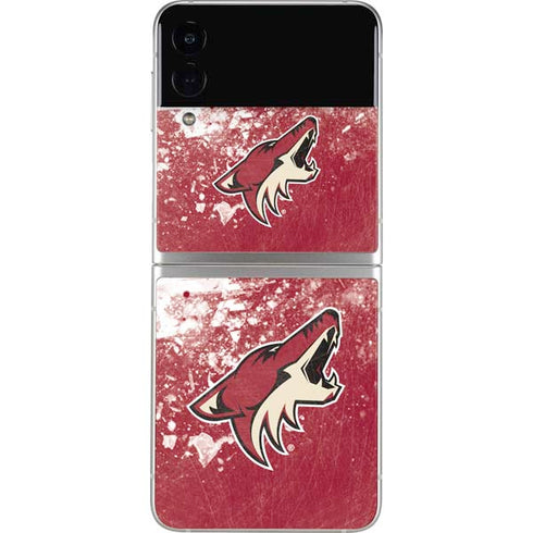 NHL Arizona Coyotes Frozen Galaxy Z Flip3 5G Skin