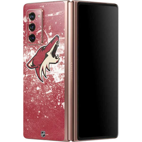 NHL Arizona Coyotes Frozen Galaxy Z Fold2 5G Skin