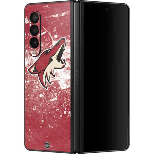 NHL Arizona Coyotes Frozen Galaxy Z Fold3 5G Skin