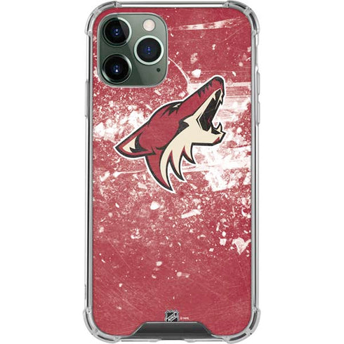 NHL Arizona Coyotes Frozen iPhone 11 Pro Max Clear Case