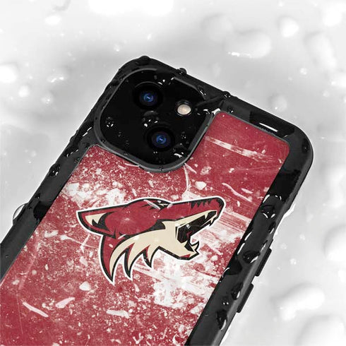 NHL Arizona Coyotes Frozen iPhone 13 Mini Waterproof Case
