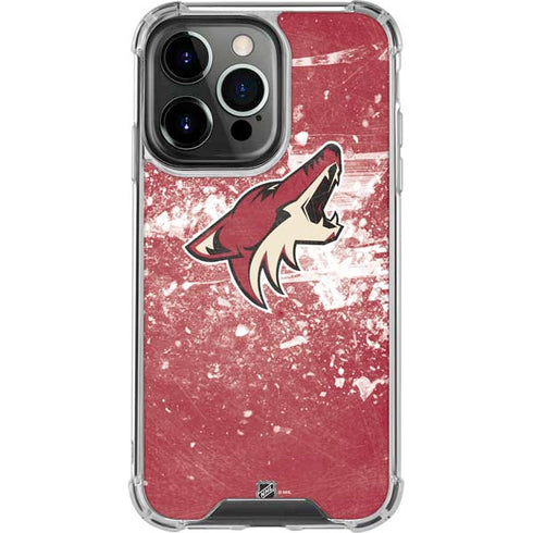 NHL Arizona Coyotes Frozen iPhone 13 Pro Clear Case