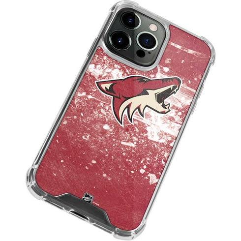 NHL Arizona Coyotes Frozen iPhone 13 Pro Clear Case