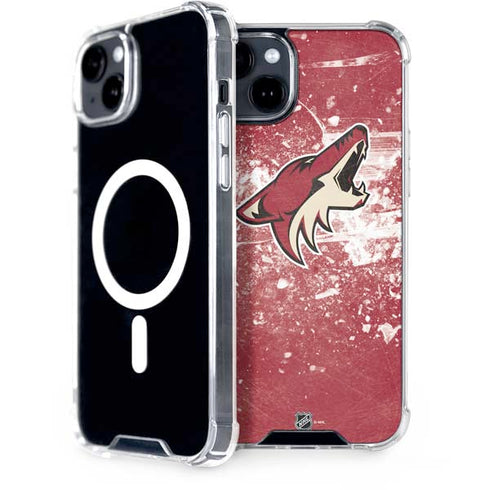 NHL Arizona Coyotes Frozen iPhone 15 Plus MagSafe Case