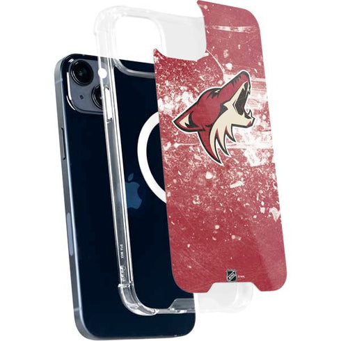 NHL Arizona Coyotes Frozen iPhone 15 Plus MagSafe Case