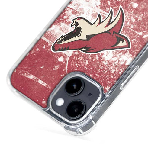 NHL Arizona Coyotes Frozen iPhone 15 Plus MagSafe Case