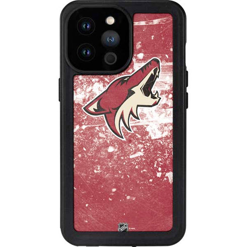 NHL Arizona Coyotes Frozen iPhone 14 Pro Max Waterproof Case