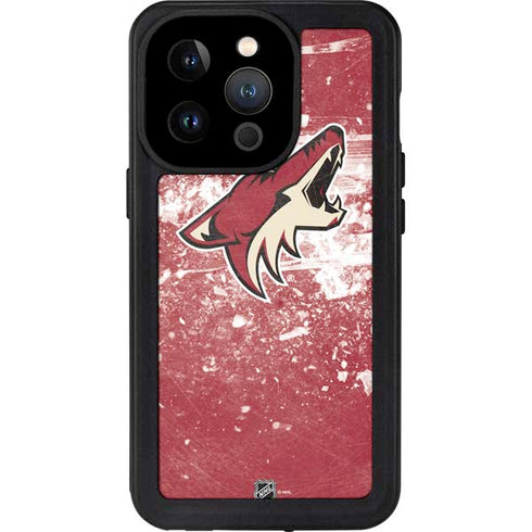 NHL Arizona Coyotes Frozen iPhone 14 Pro Waterproof Case