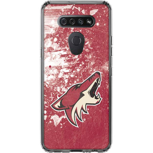 NHL Arizona Coyotes Frozen LG K51/Q51 Clear Case
