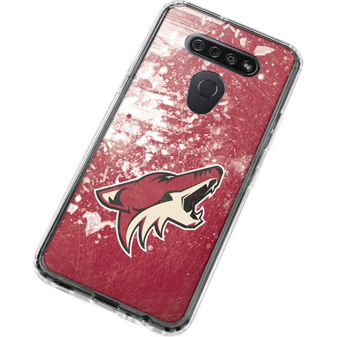 NHL Arizona Coyotes Frozen LG K51/Q51 Clear Case