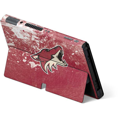 NHL Arizona Coyotes Frozen Nintendo Switch OLED (2021) Skin