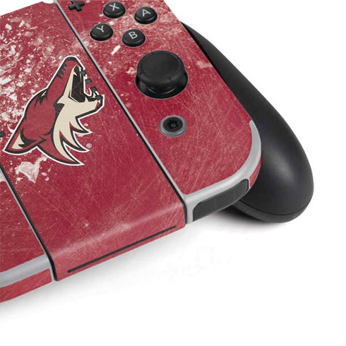 NHL Arizona Coyotes Frozen Nintendo Switch OLED (2021) Skin