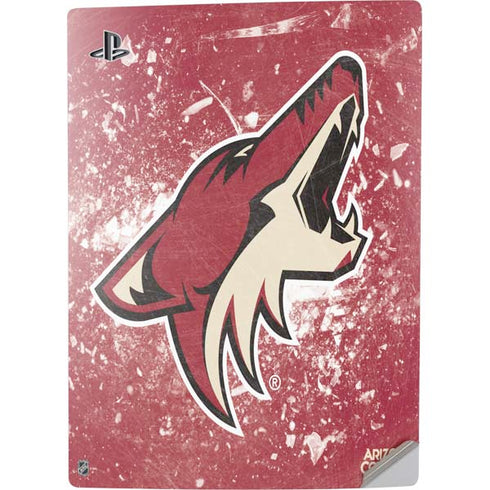 NHL Arizona Coyotes Frozen PS5 Digital Edition Console Skin