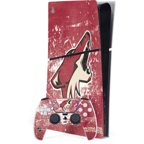NHL Arizona Coyotes Frozen PS5 Slim Digital Edition Console Skin